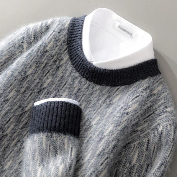 Herren-strickpullover mit v-ausschnitt – herren