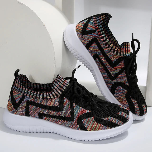 Isabella - Farbenfrohe Muster-Sneakers für Damen