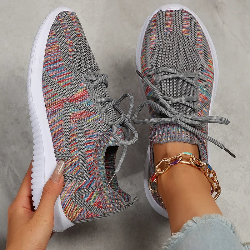 Isabella - Farbenfrohe Muster-Sneakers für Damen