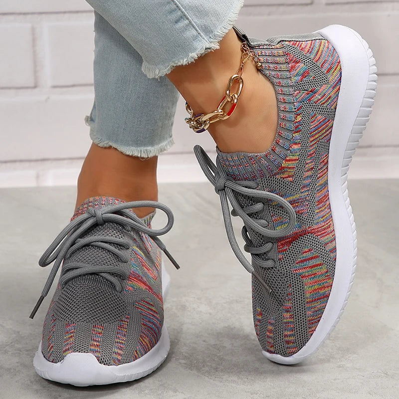 Isabella - Farbenfrohe Muster-Sneakers für Damen