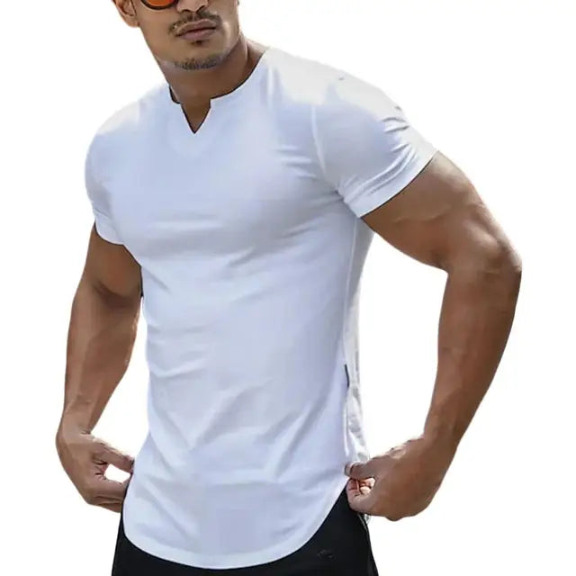 Fabian - Dunkelblaues Muskelshirt
