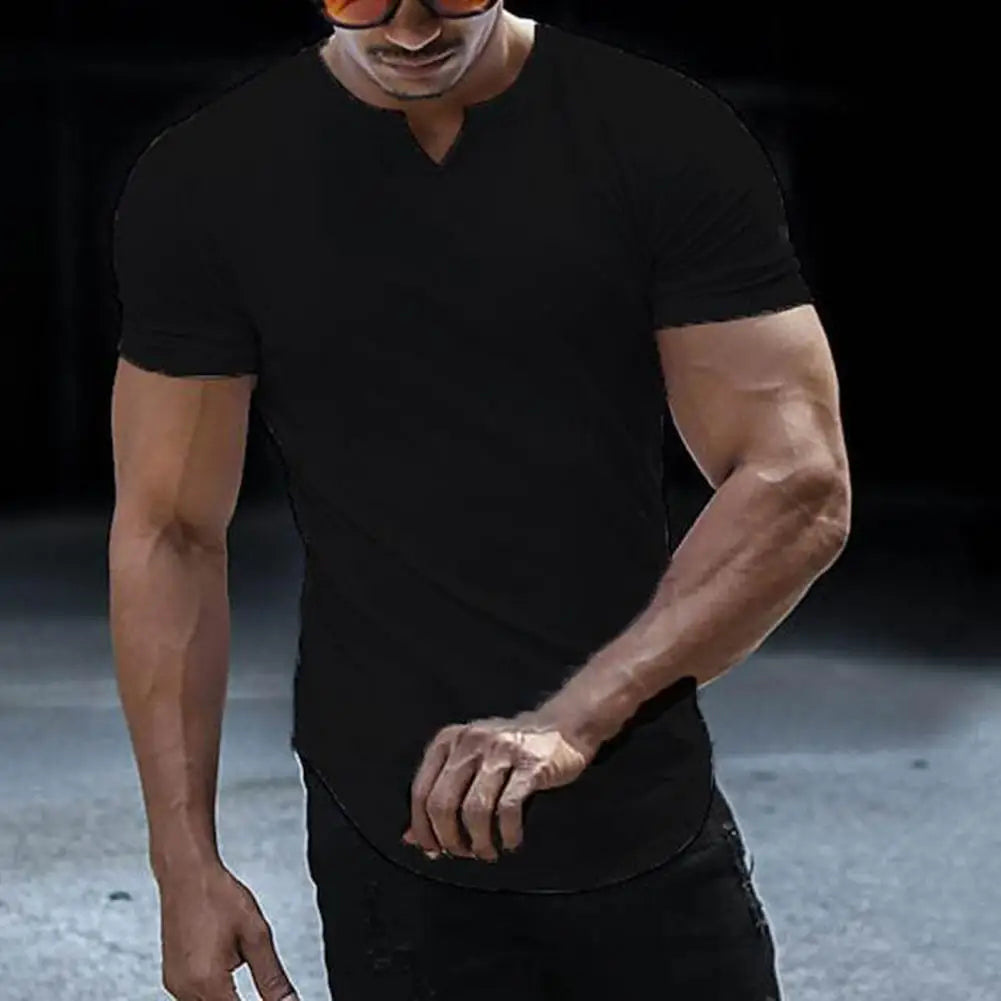 Fabian - Dunkelblaues Muskelshirt