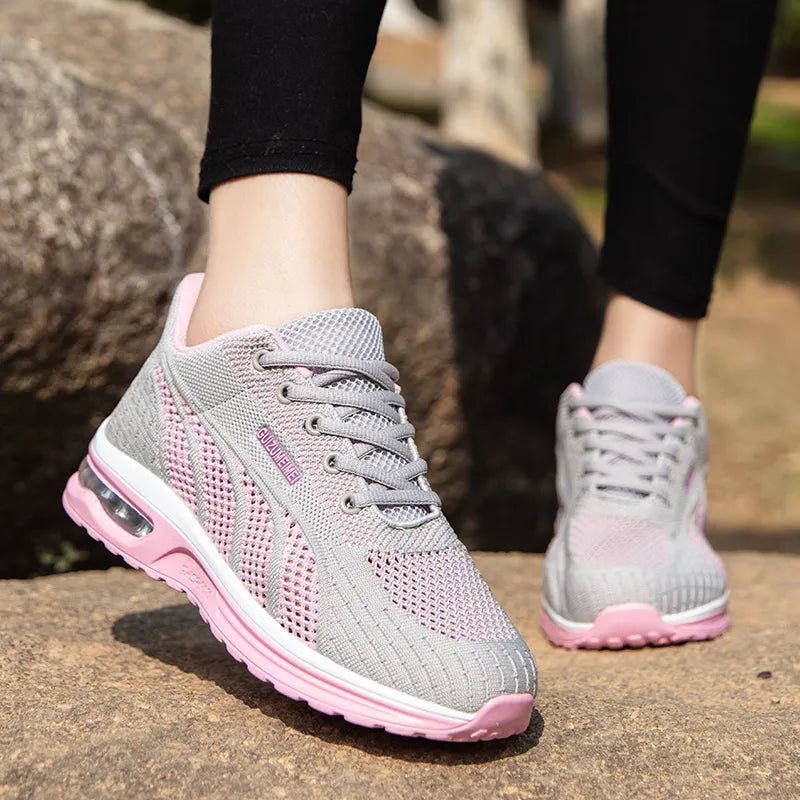 Dynamische Rosa Damen-Sneaker - Lara