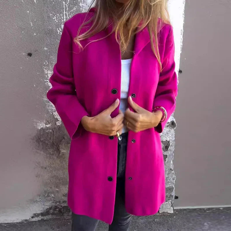 Graue Kapuzenjacke mit Taschen - Ella