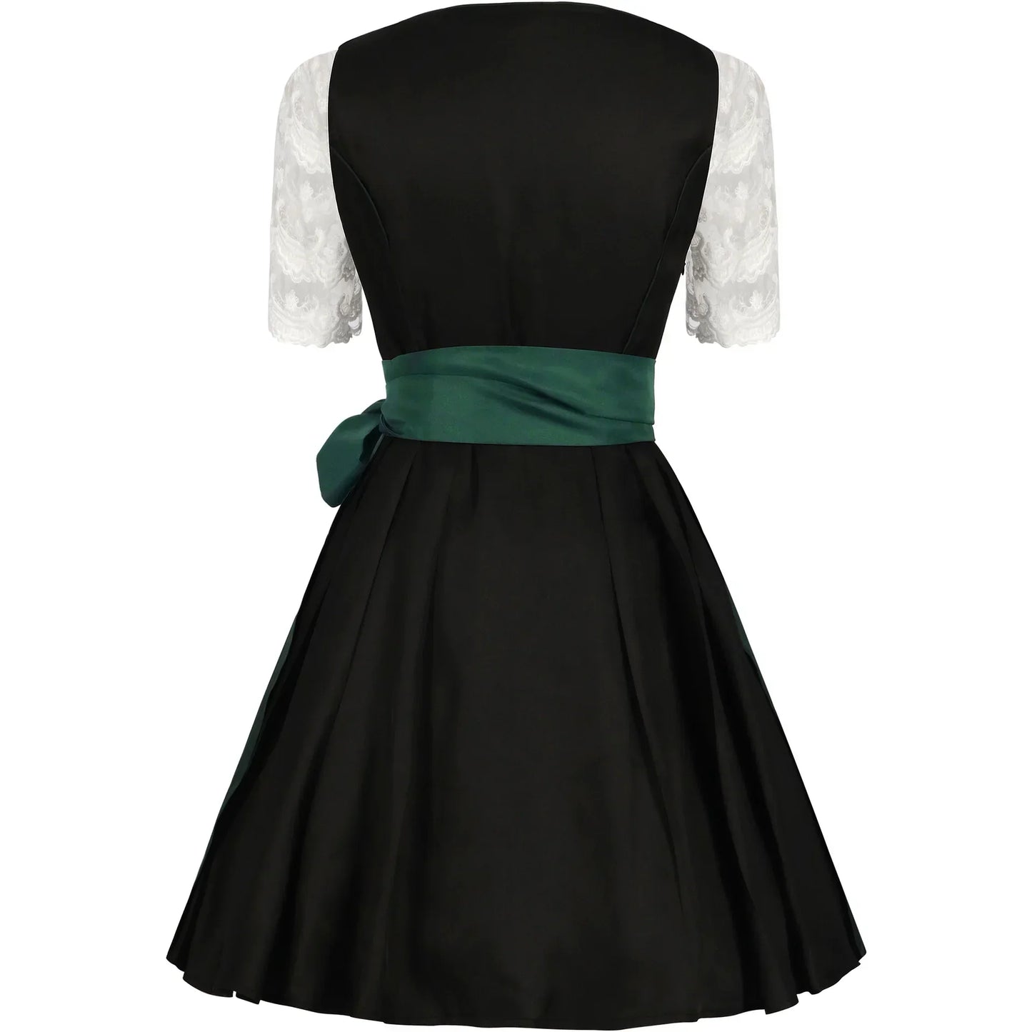 Courtney | dirndl kleid mit blumenstickerei und taftschürze für frauen