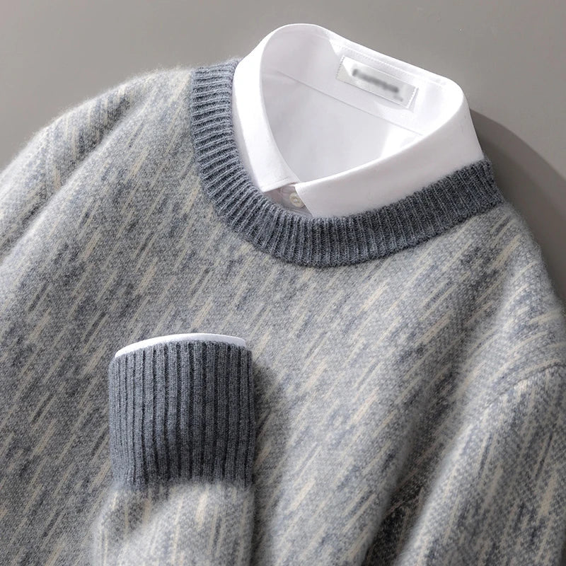 Kaschmir hellblauer pullover - Elise