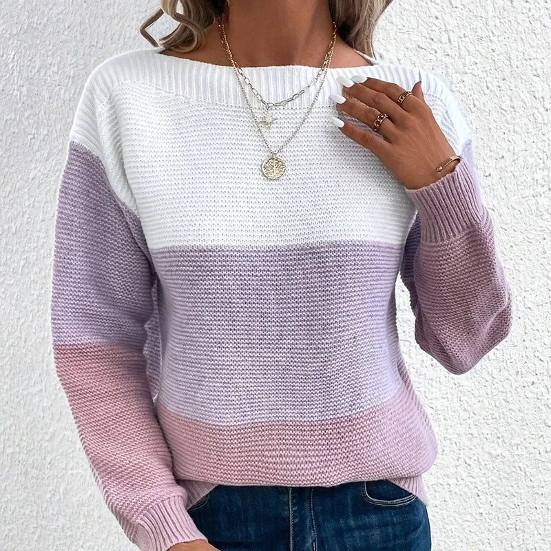 Eleganter Winterpullover Grau - Nora