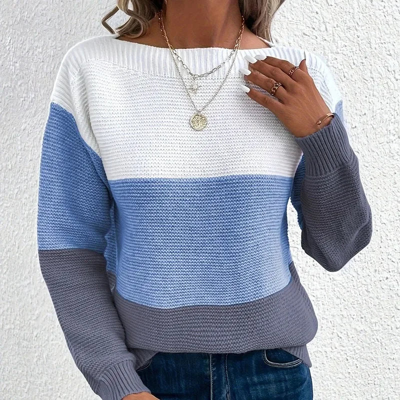 Eleganter Winterpullover Grau - Nora