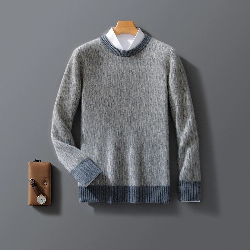 Kaschmir hellblauer pullover - Elise