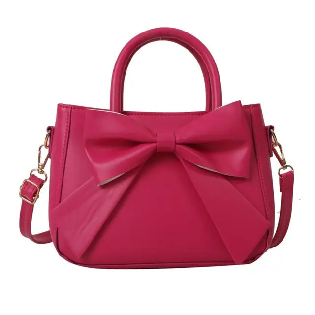Lillian - Elegante Schwarze Schleifen-Handtasche