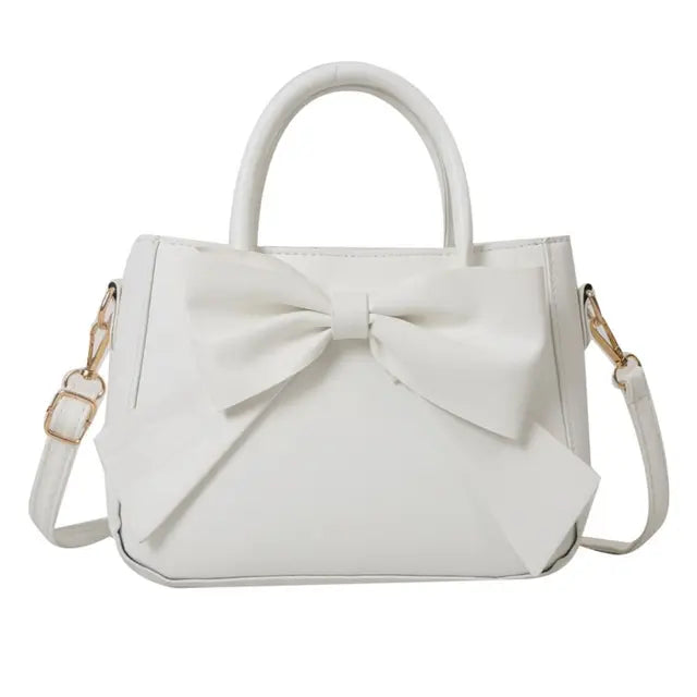 Lillian - Elegante Schwarze Schleifen-Handtasche