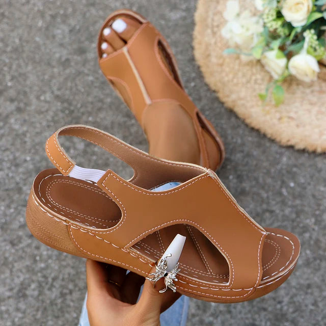 Zoey - Schwarze Damen-Sandalen