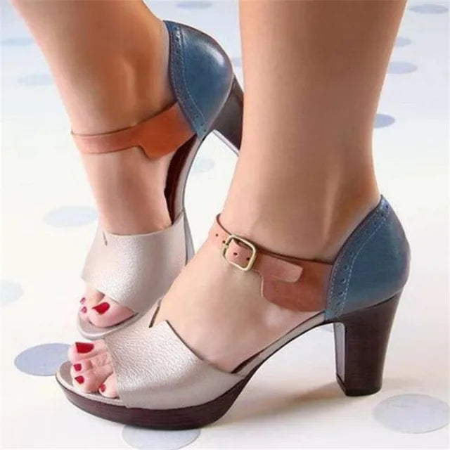 Gemma - Mehrfarbige Damen-Sandalen