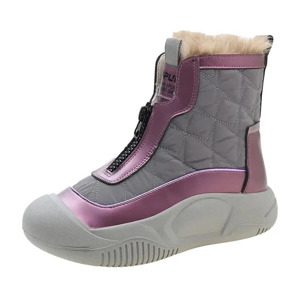 Wasserdichte Schnürstiefel Weiß - Stella