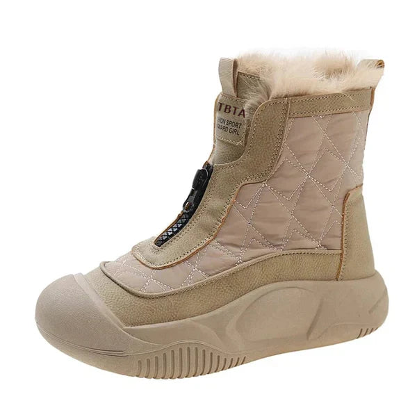 Wasserdichte Schnürstiefel Weiß - Stella