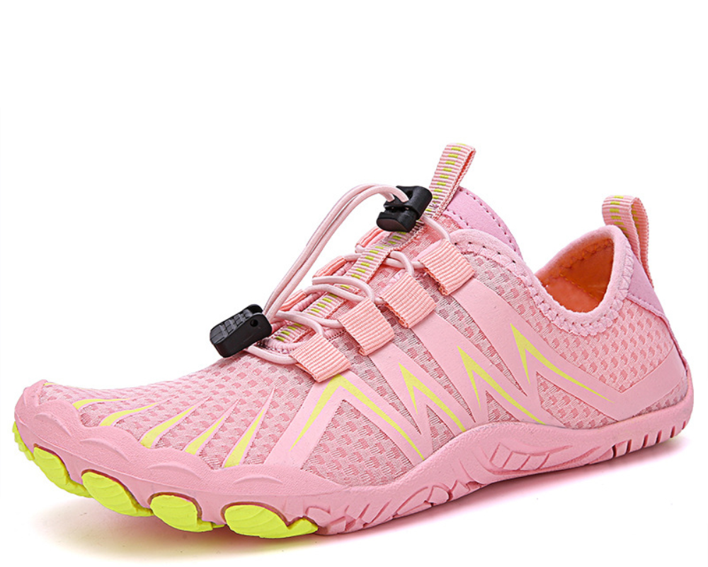 Max -Orthopädisch Schwarzer Kontrast Trail Sneakers
