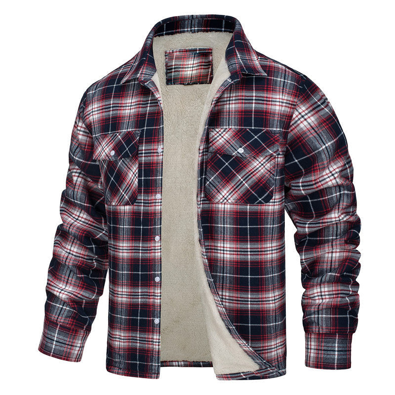 Schwarze Zeitlose Herrenjacke mit Streifen – Leo