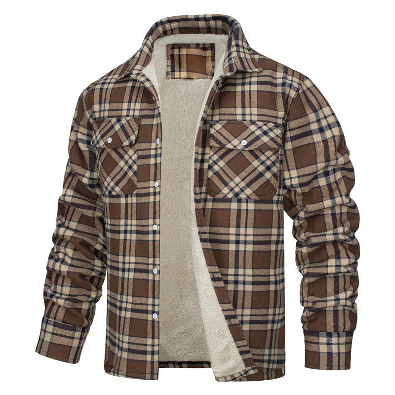 Schwarze Zeitlose Herrenjacke mit Streifen – Leo