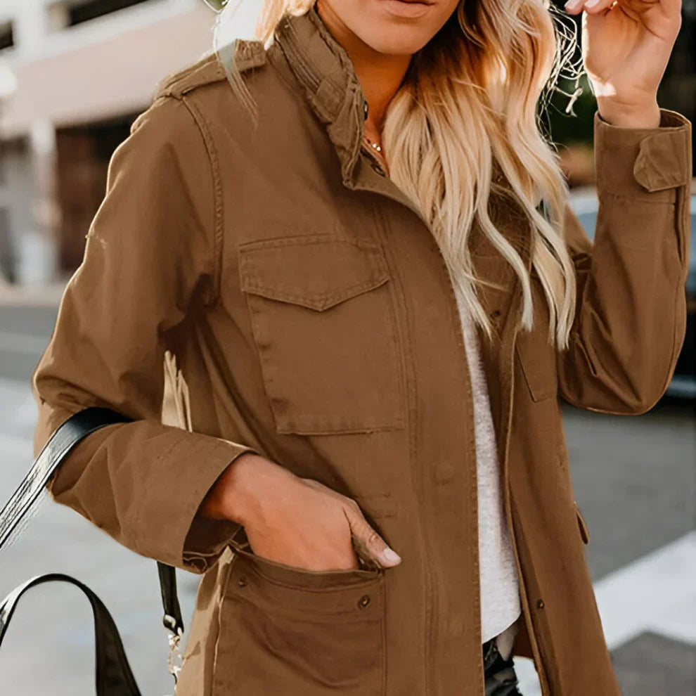 Leichte, lässige damen-langarmjacke