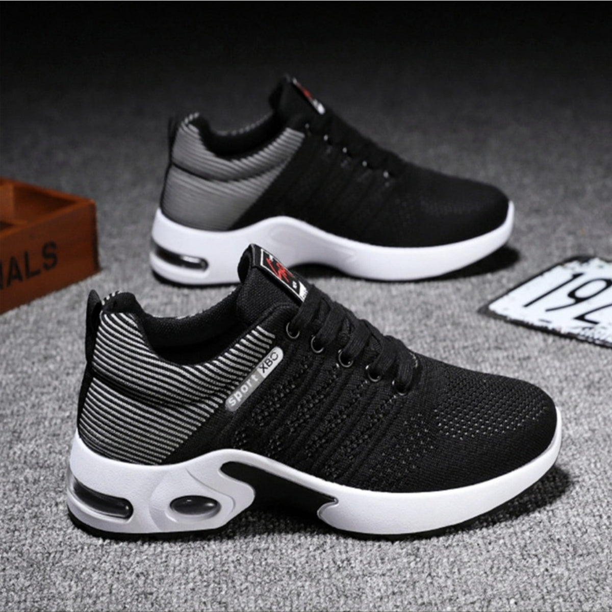 Max - Dynamischer Schwarz Sneaker