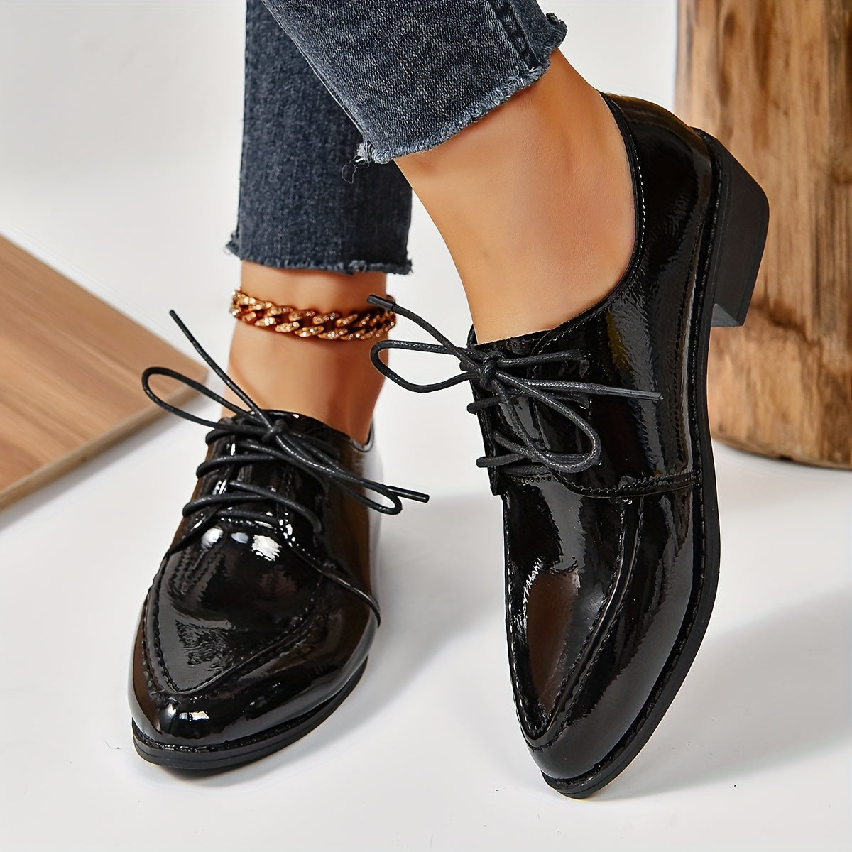 Schwarzer eleganter loafer - Sophie