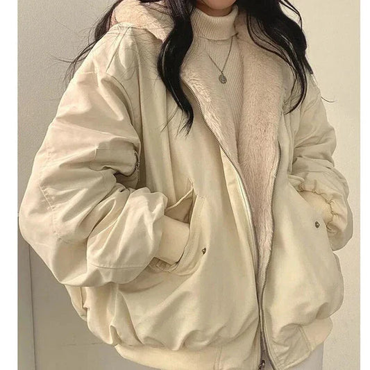Arra - stilvolle dicke jacke mit wendefunktion