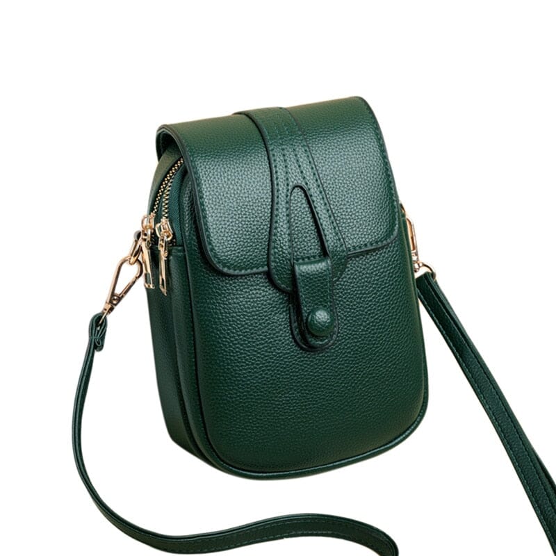 Mila - Klassische schwarze Bucket Crossbody