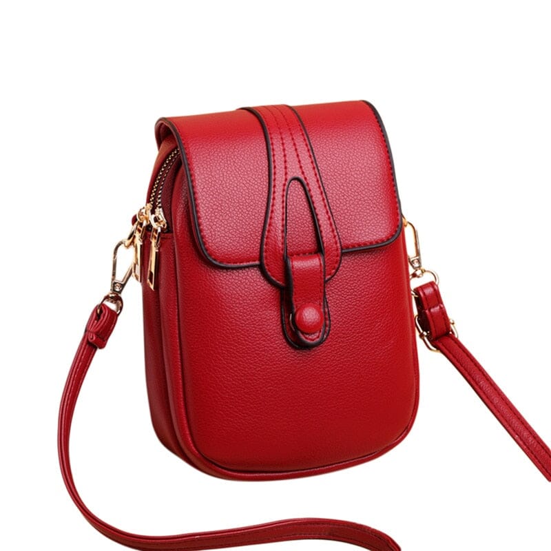 Mila - Klassische schwarze Bucket Crossbody