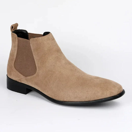 Klassische spitze slip-on-stiefel – herren