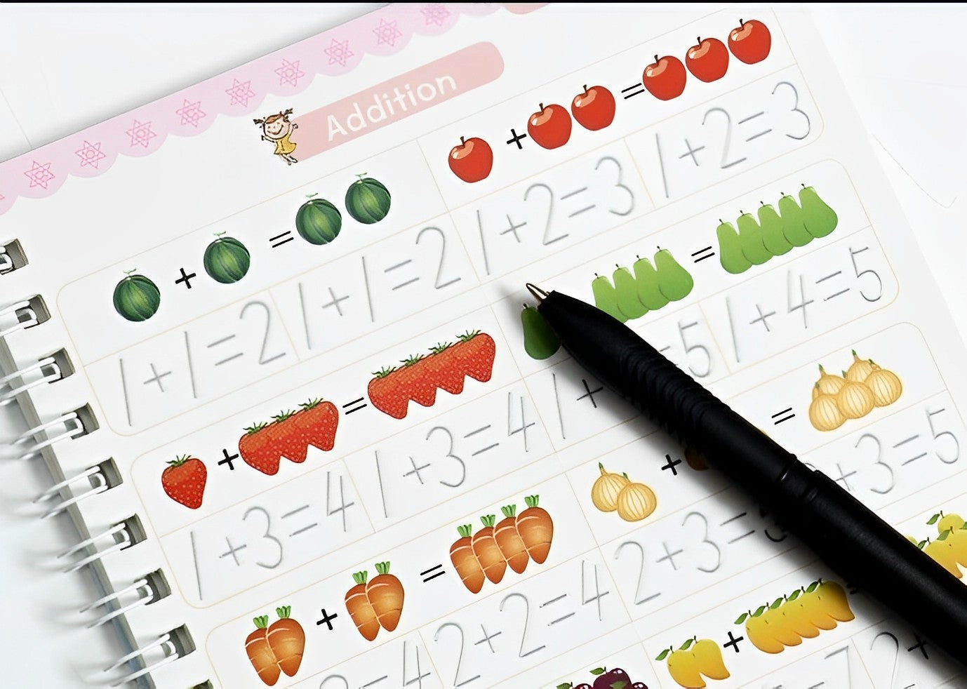 SmartyKidz Magisches Spur- und Verblassungs-Kopierbuch-Viererset