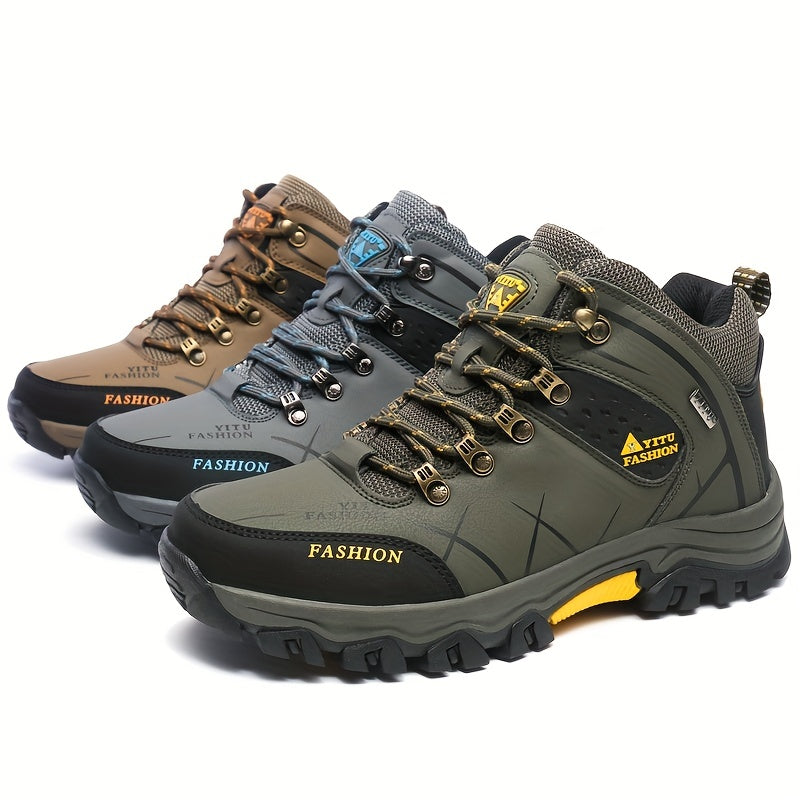 Liam - schwarzgelber trail-boot