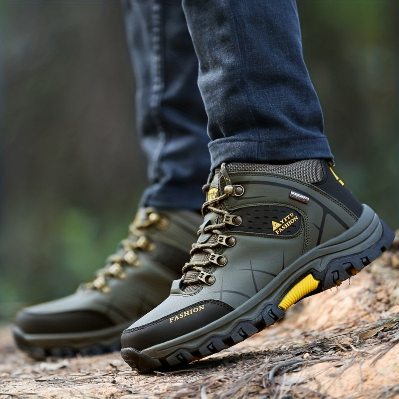 Liam - schwarzgelber trail-boot