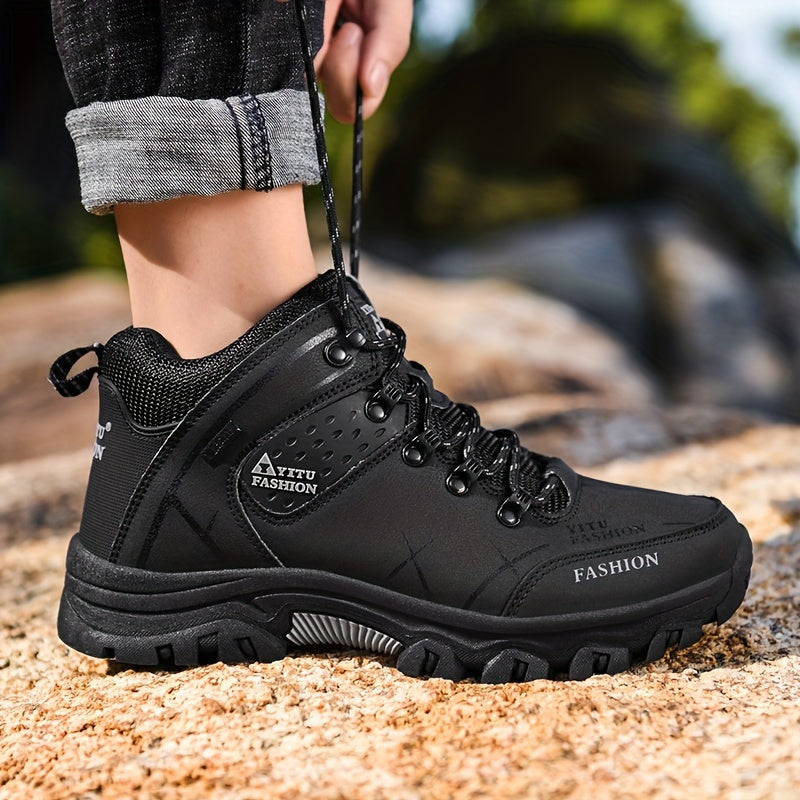 Liam - schwarzgelber trail-boot