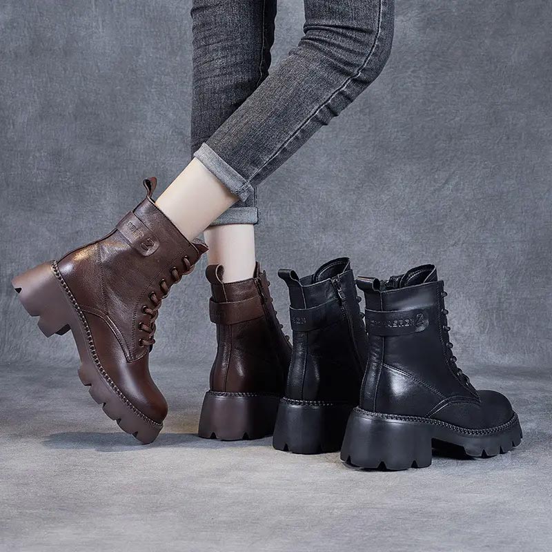 Orthopädische Winterstiefel Braun - Paul