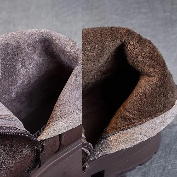 Orthopädische Winterstiefel Braun - Paul