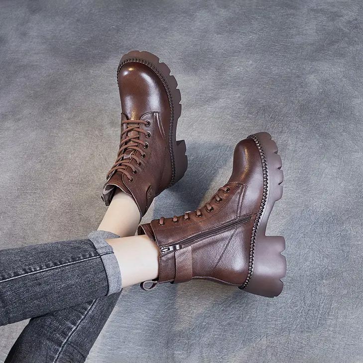 Orthopädische Winterstiefel Braun - Paul