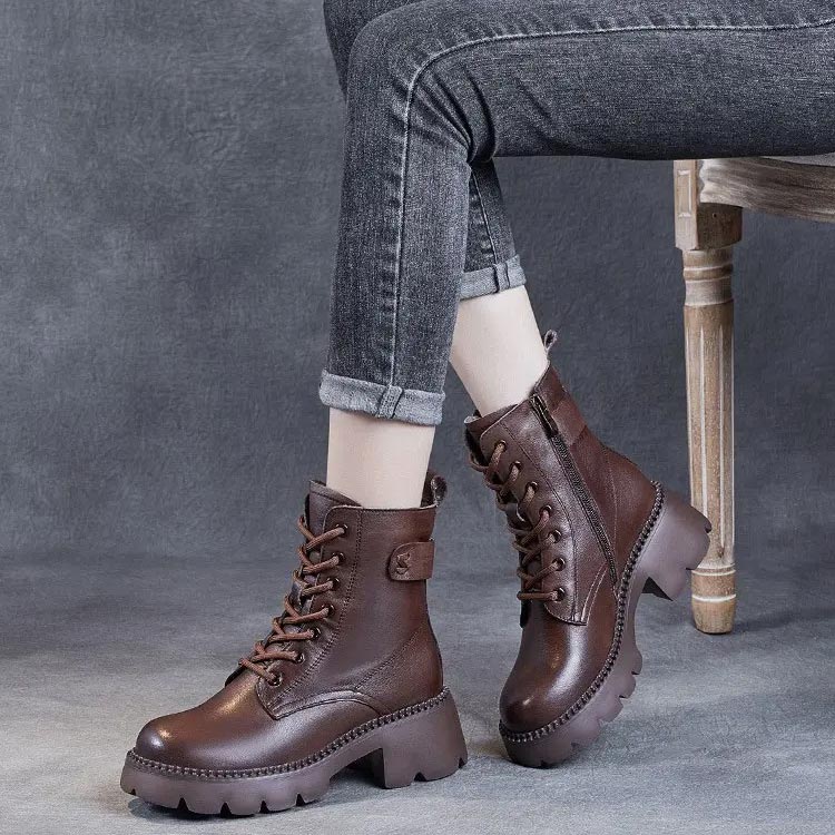 Orthopädische Winterstiefel Braun - Paul