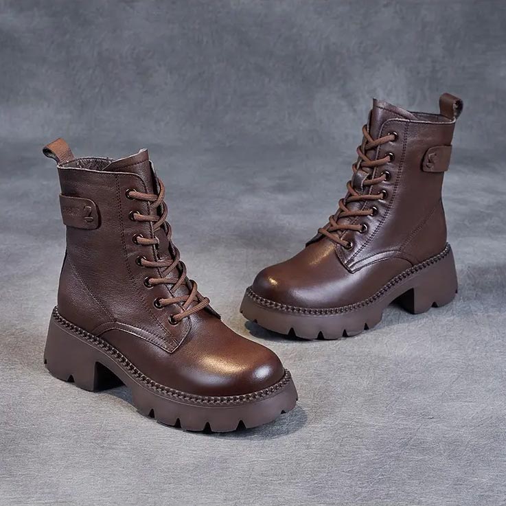 Orthopädische Winterstiefel Braun - Paul