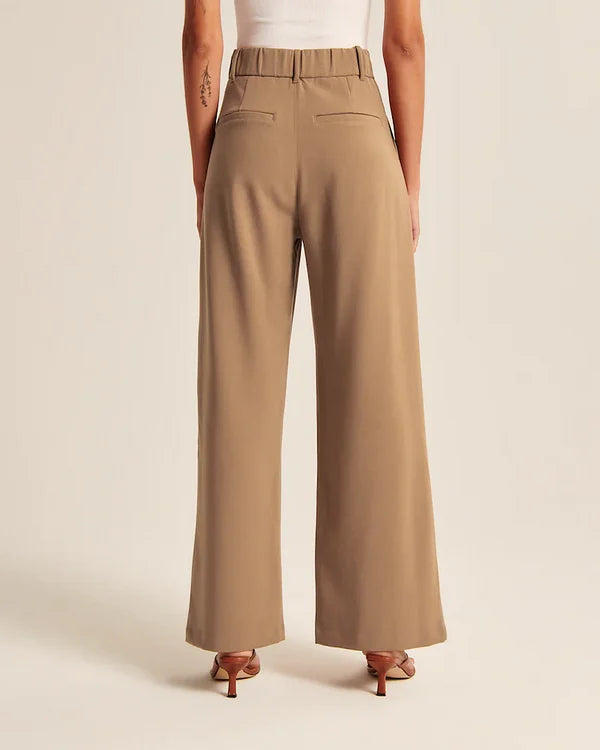 Maryanne's Hochtaillierte weite Hosen