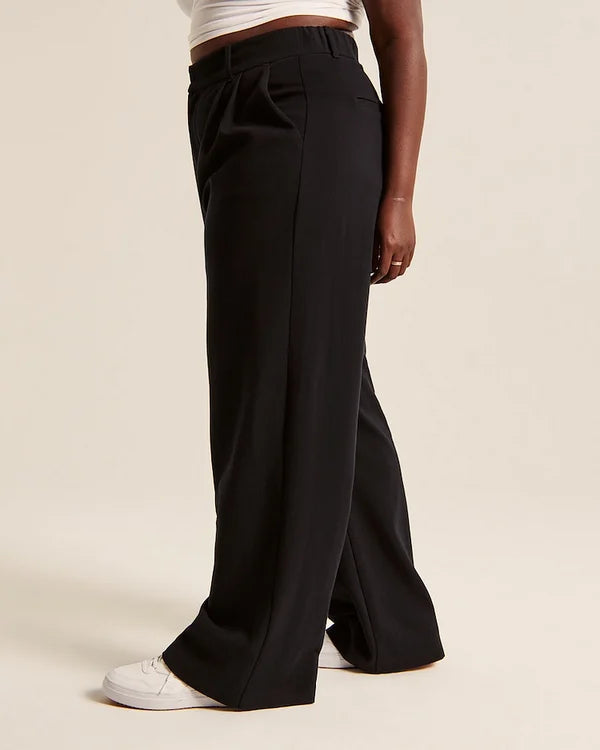 Maryanne's Hochtaillierte weite Hosen