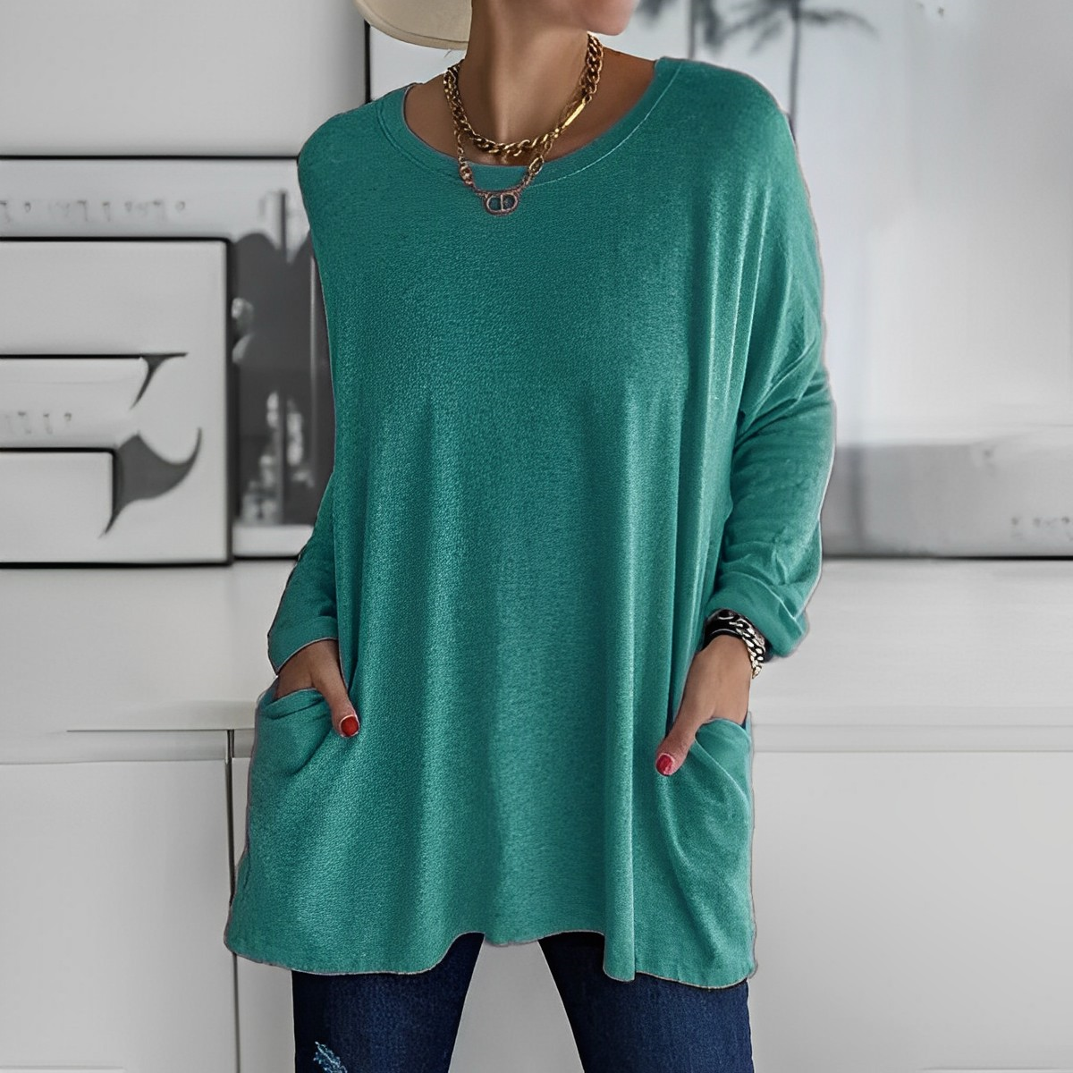Dulcie EleganceFlow Lässiges Chic-Hemd