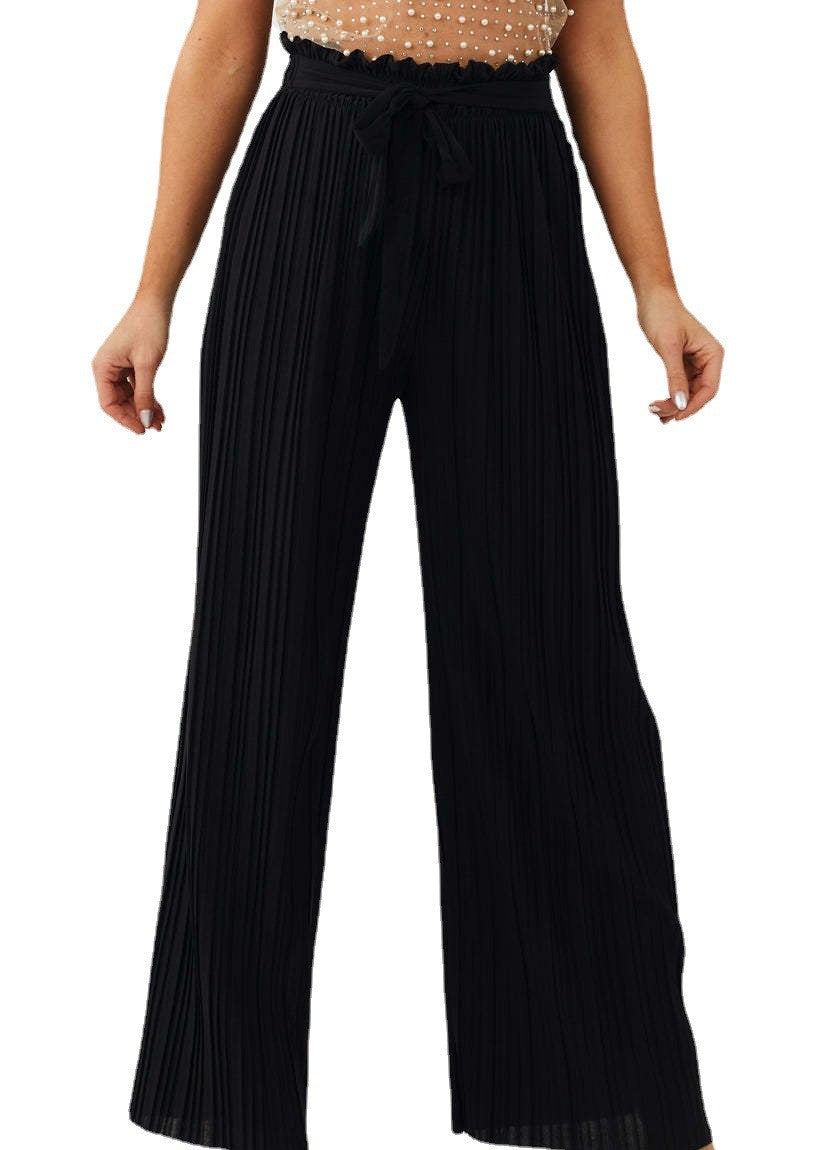 Yen's Schicke Fließfaltenhose