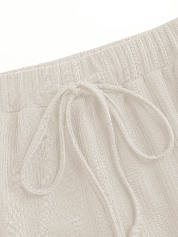 Bridgette's Knoten Weite Hosen Set
