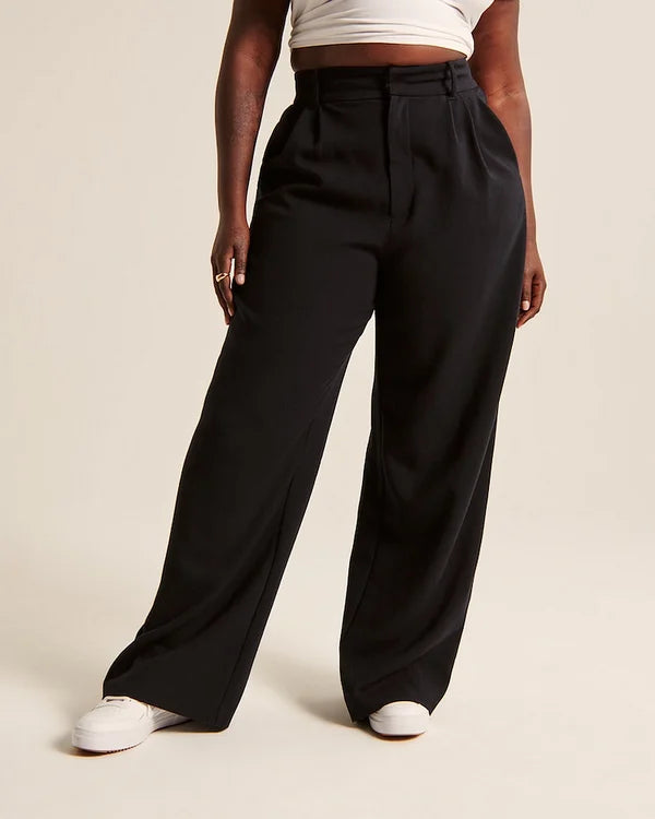 Maryanne's Hochtaillierte weite Hosen