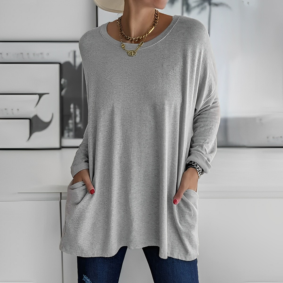Dulcie EleganceFlow Lässiges Chic-Hemd