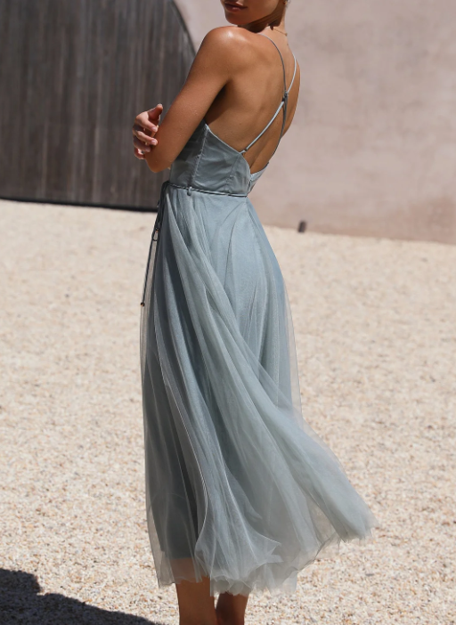Alina's Ärmelloses Midi-Kleid
