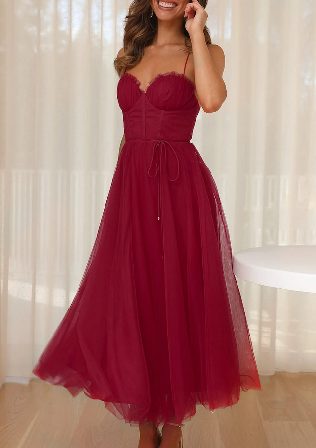 Alina's Ärmelloses Midi-Kleid