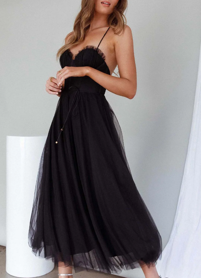 Alina's Ärmelloses Midi-Kleid