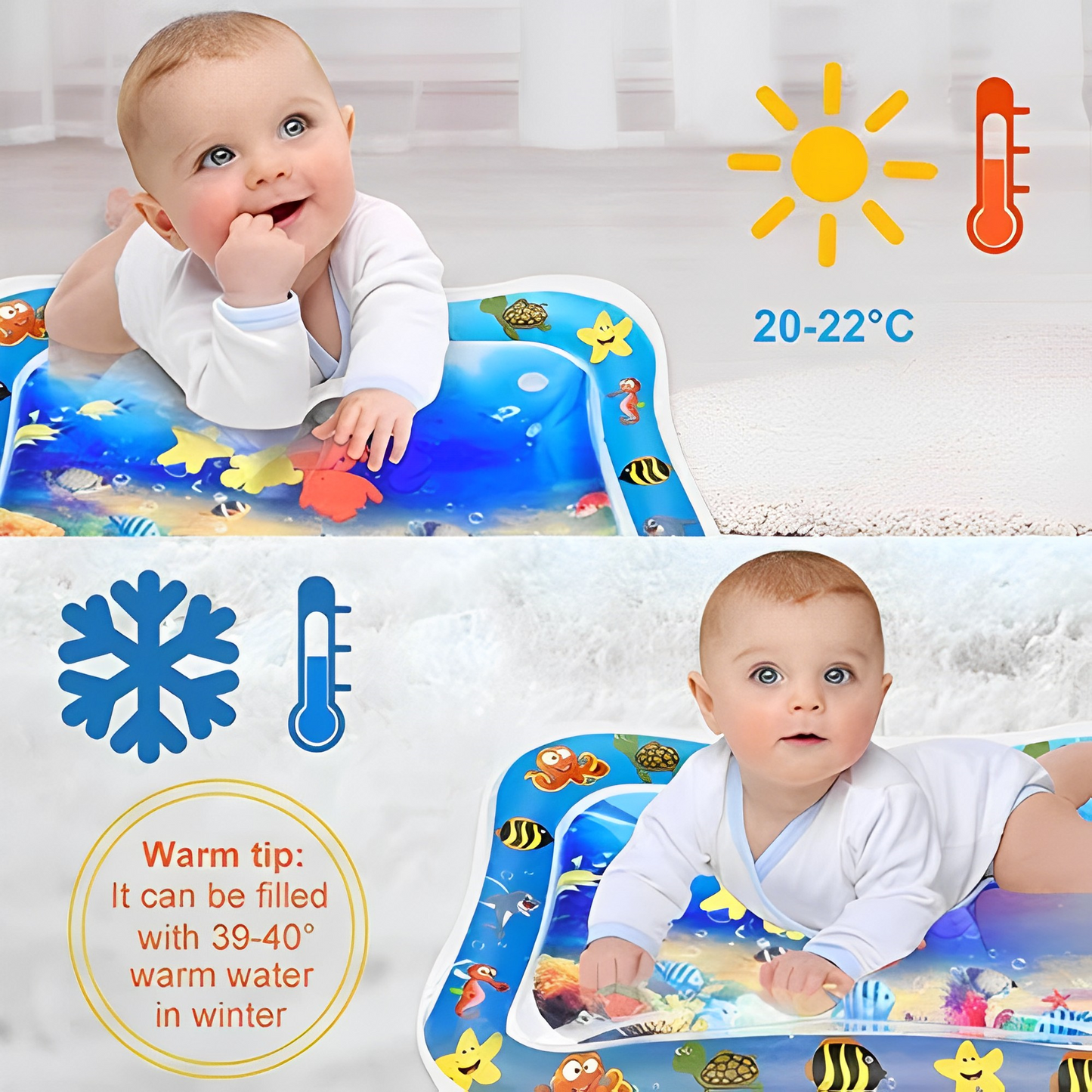 SplashyFun Baby-Entdecker-Matte