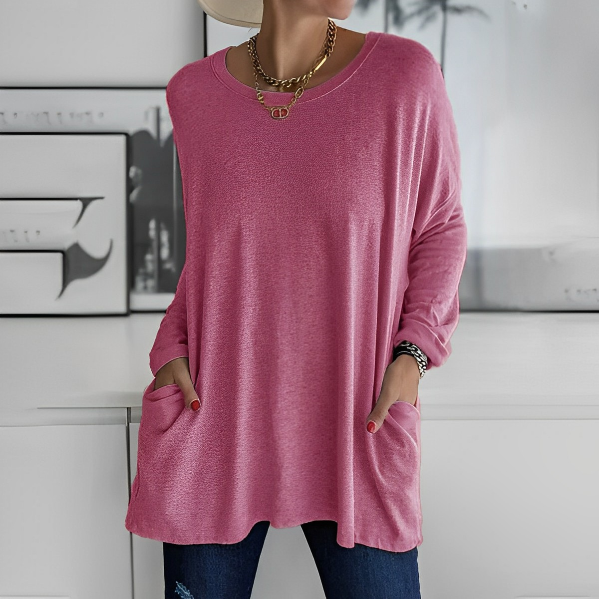 Dulcie EleganceFlow Lässiges Chic-Hemd